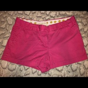 5/$25 J Crew pink shorts